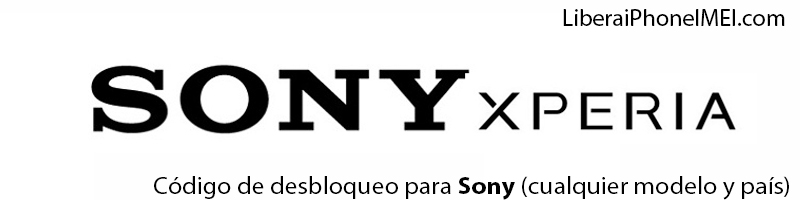 Consigue el código de desbloqueo para tu Sony